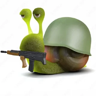 🔫 emoji SNAIL Telegram sticker 14 of 28