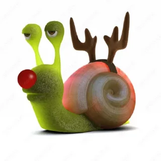 🦌 emoji SNAIL Telegram sticker 19 of 28
