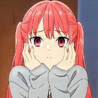 🙁 emoji Хоримия @anime_stickerr Telegram sticker 9 of 20