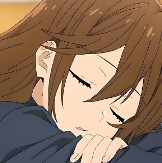 😴 emoji Хоримия @anime_sticks Telegram sticker 21 of 36