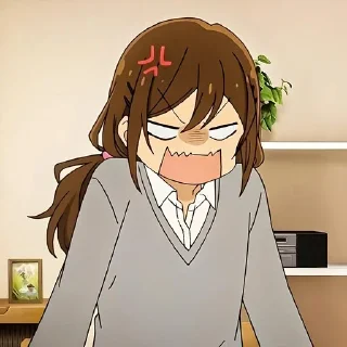 🤬 emoji Хоримия @anime_stickerr Telegram sticker 11 of 20