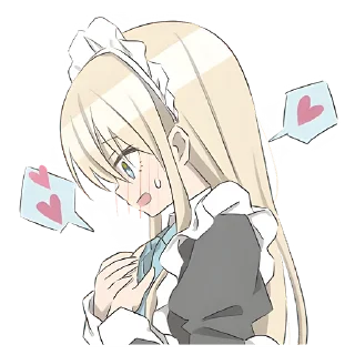 🥰 emoji Служанка @nyasticks Telegram sticker 16 of 17