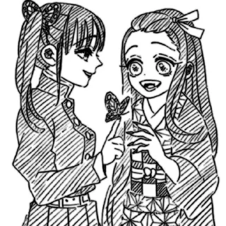 💗 emoji Канао × Незуко @shihzo_rara Telegram sticker 4 of 26