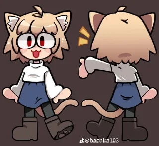 🌟 emoji Неко Telegram sticker 18 of 23