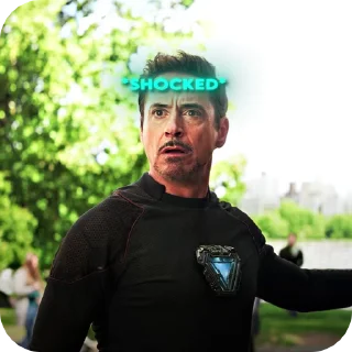 🫣 emoji 💫Tony Stark 2💫 Telegram sticker 6 of 43