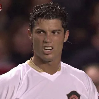 🌟 emoji Cristiano Ronaldo young Telegram sticker 12 of 120