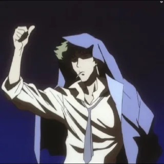 🚬 emoji Spike Spiegel @kanikitto @thelasnochess Telegram sticker 24 of 81