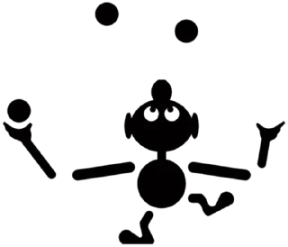 🥎 emoji Mr Game & Watch Telegram sticker 6 of 8