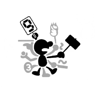 Sticker from Mr Game & Watch