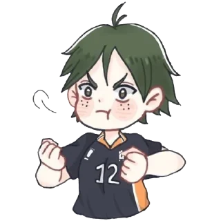 🐸 emoji Yamaguchi - @haikyuuemoji Telegram sticker 13 of 90
