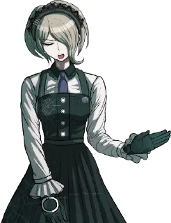 🤔 emoji ~ kirumi tojo by @wanna_s_l_e_e_p ~ Telegram sticker 9 of 120