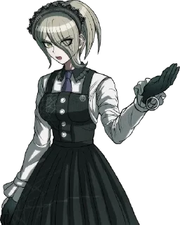 😟 emoji ~ kirumi tojo by @wanna_s_l_e_e_p ~ Telegram sticker 21 of 120