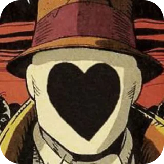 ❤ emoji Rorschach • @Earth928B Telegram sticker 7 of 40