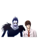 😳 emoji Death Note Telegram sticker 12 of 120