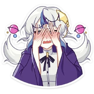 🫣 emoji Астерия @Nyasticks Telegram sticker 9 of 49