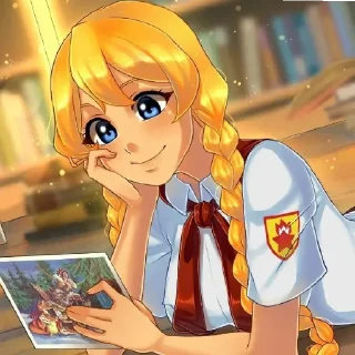 😄 emoji Славя Ясенева.  @ArtamZx Telegram sticker 11 of 60