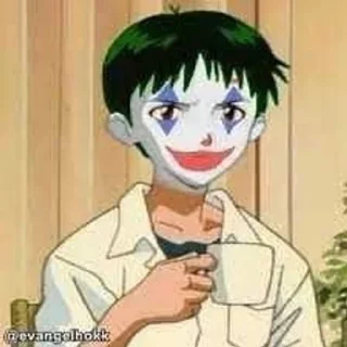 🌟 emoji shinji | eva | by @qqutiexi Telegram sticker 11 of 113