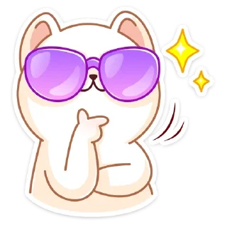 😎 emoji Лия Telegram sticker 17 of 48