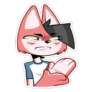 🫥 emoji Лис Рик (вк. без надписей) Telegram sticker 24 of 48
