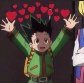 🍃 emoji 💚Gon Freecss✨ Telegram sticker 23 of 81