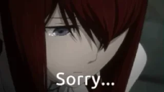 😭 emoji Steins;Gate by @Astra1iX Telegram sticker 11 of 15