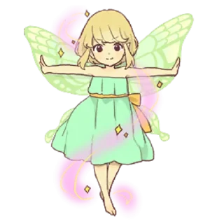😏 emoji Маленькая фея @nyasticks Telegram sticker 5 of 41