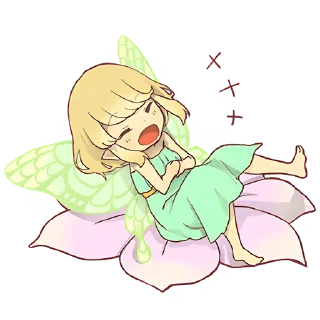😂 emoji Маленькая фея @Nyasticks Telegram sticker 6 of 41