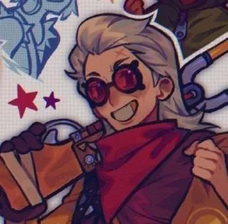 🤠 emoji Белль мощь ||@wtteotr, Telegram sticker 8 of 24