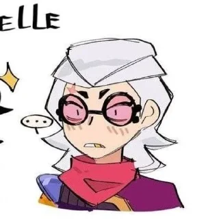 🤠 emoji Белль мощь ||@wtteotr, Telegram sticker 6 of 24