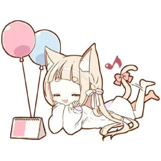 🌟 emoji Милашка-тян - @tg_sticks Telegram sticker 20 of 41