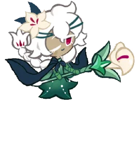 🌷 emoji White Lily Cookie! (Anim) Telegram sticker 21 of 43