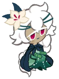 🌷 emoji White Lily Cookie! (Anim) Telegram sticker 15 of 43