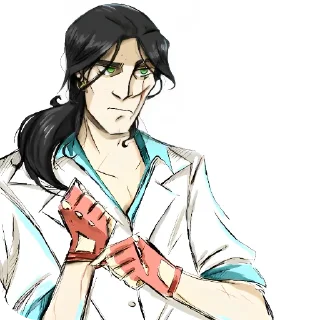 😑 emoji Stickers "hotline miami" 💊'-the son-'💊 Telegram sticker 8 of 88