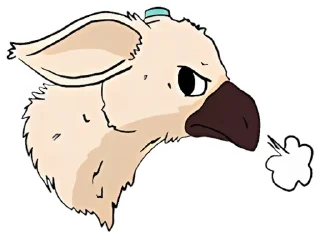 😠 emoji The Last Guardian Telegram sticker 19 of 27
