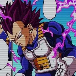 🌟 emoji VEGETA @GIFSHIGETSUSTICK Telegram sticker 15 of 83
