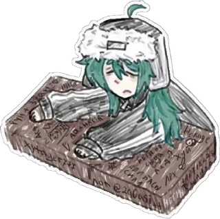 😔 emoji тгк: kishochkiii Telegram sticker 5 of 14