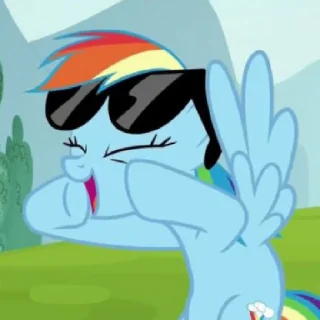 🌈 emoji Бандитка Кочо Радуга Telegram sticker 13 of 46
