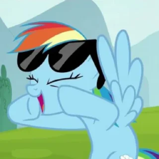 🌈 emoji Бандитка Кочо Радуга Telegram sticker 17 of 46