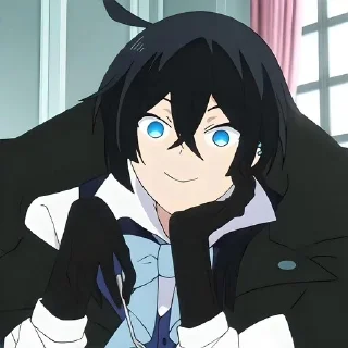 🙂 emoji Мемуары ванитаса @anime_stickerr Telegram sticker 16 of 20