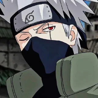 🌟 emoji ::☆:: Hatake Kakashi @saksuksxz Telegram sticker 18 of 50