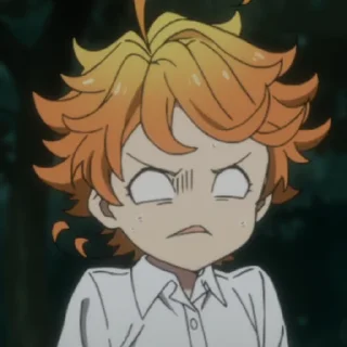 😠 emoji Обещанный Неверленд @animetitle Telegram sticker 16 of 40