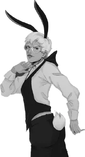 🐇 emoji Зайчик🐇🗝️ Telegram sticker 24 of 28