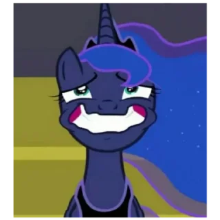 😁 emoji Принцесса Луна Telegram sticker 8 of 15
