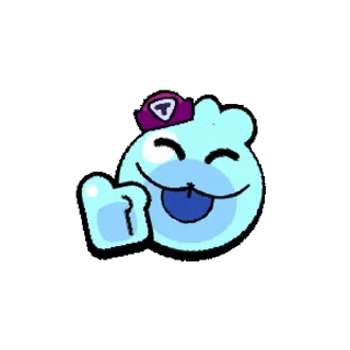 🤩 emoji *⁠.⁠✧ @brawlstivv ✧.* Telegram sticker 6 of 60