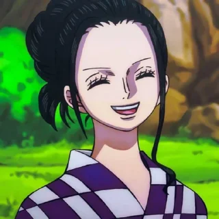 😊 emoji Nico Robin Telegram sticker 24 of 44