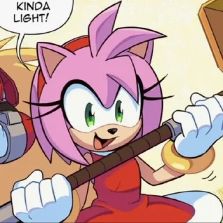 🌟 emoji Amy Rose • @Earth928B Telegram sticker 22 of 40