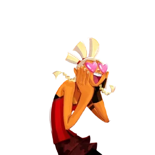 🍊 emoji кривая обочина хз не играл Telegram sticker 7 of 46