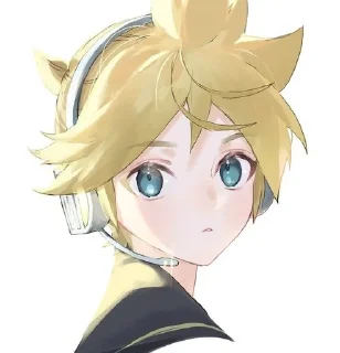 📳 emoji Кагамине Лен💛купите мне комп Telegram sticker 18 of 56