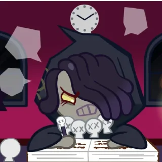 🤬 emoji Licorice Cookie Telegram sticker 16 of 20