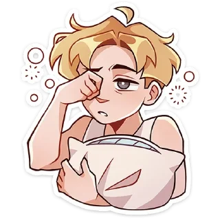 😢 emoji Школьный Владик без текста Telegram sticker 8 of 49